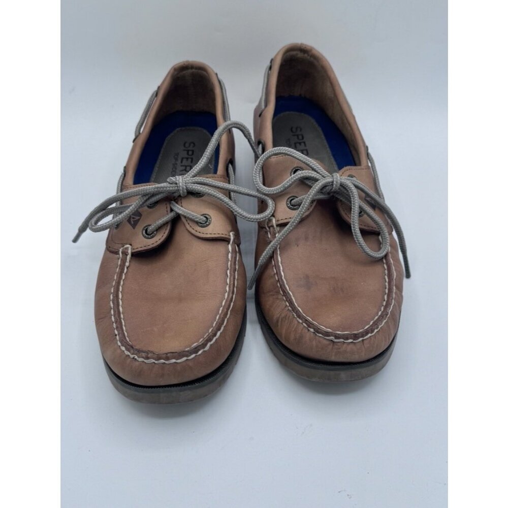 Sperry Top-Sider Boat Shoes Mens 9 Authentic Original #0777894 Royal Brown